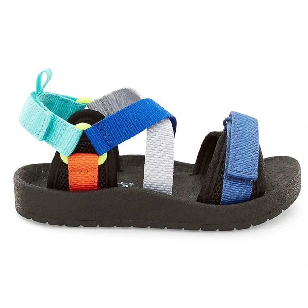 NWT Carter's Boys Delray‎ Sandals Machine Washable Summer Beach Vacation Swim